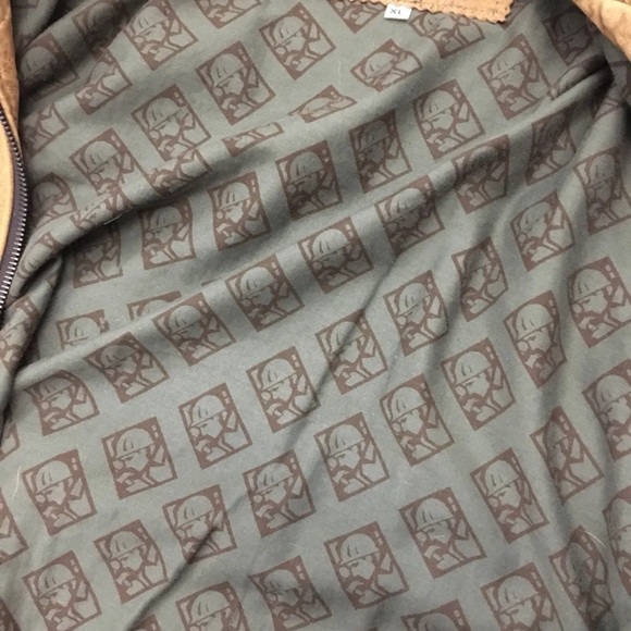 Tony Nowak Authentic Rare Brown Leather Jacket XL Made In USA - Picture 7 of 12